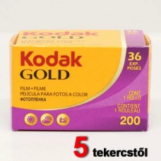 Kodak Gold 200 135-36 színes negatív film (5 tekercstől)